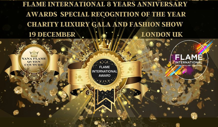 FLAME INTERNATIONAL 8 YEAR ANNIVERSARY SPECIAL RECOGNITION AWARD