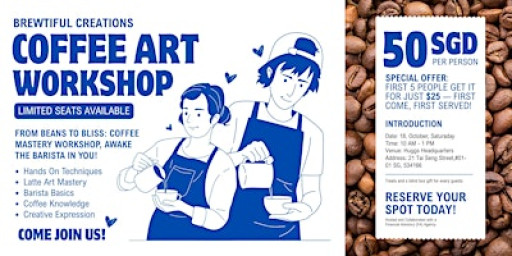 Brewtiful Creations Coffee Art Workshop