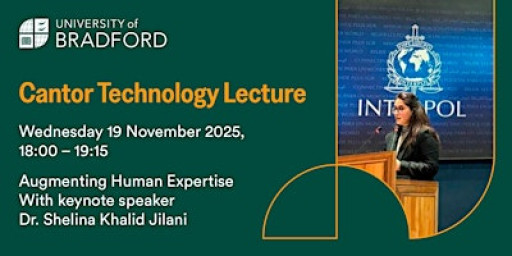 Cantor Technology Lecture with Dr. Shelina Khalid Jilani