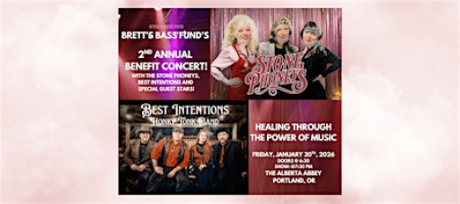 Brett's Bass Fund's 2nd Annual Benefit Concert!