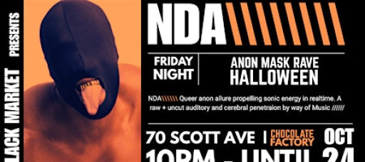 NDA \\\\\\\\\\\\  ANON MASK RAVE [ HALLOWEEN]