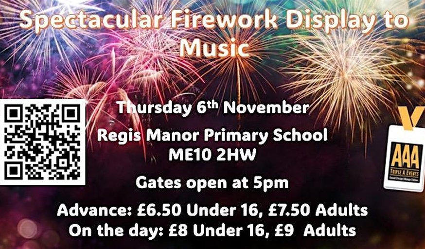 Regis Manor Primary School Fireworks Display