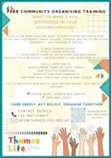 FREE COMMUNITY ORGANISING TRAINING