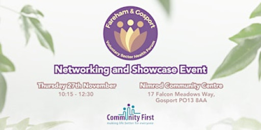 Fareham and Gosport VS Health Forum Networking and Showcase Event