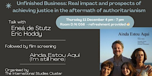 Unfinished Business: Achieving justice in the aftermath of authoritarianism