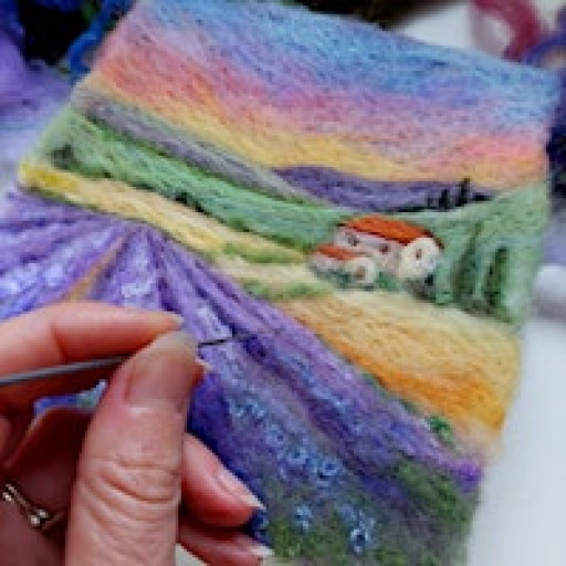 Felted Lavender Fields