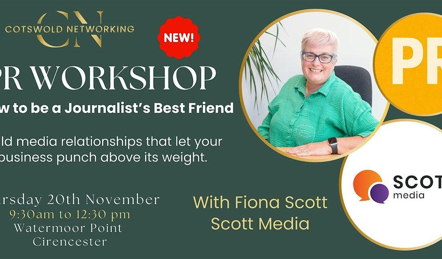 NEW! Workshop - PR: How to be a Journalist’s Best Friend