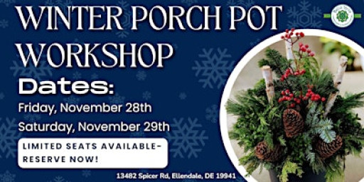 Winter Porch Pot Workshop