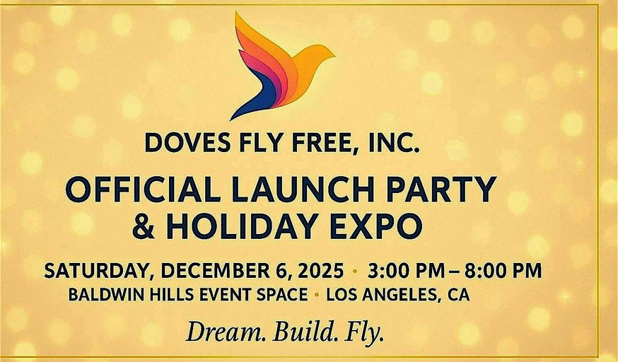 Doves Fly Free Holiday Launch Event & Small Business Expo