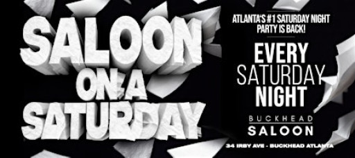 THE BIGGEST NAPKIN WAR PARTY | AT BUCKHEAD SALOON | THIS SATURDAY |