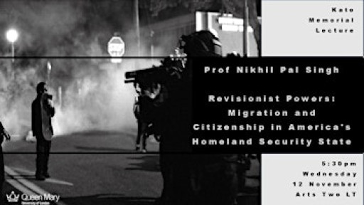 Kato Memorial Lecture: Prof Nikhil Pal Singh