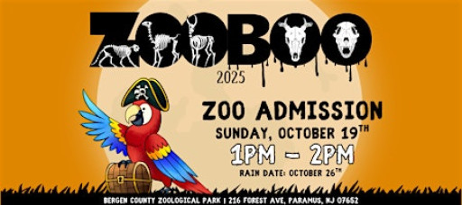 Zoo Boo 2025 (Zoo Only) Sunday Oct 19th 1-2pm
