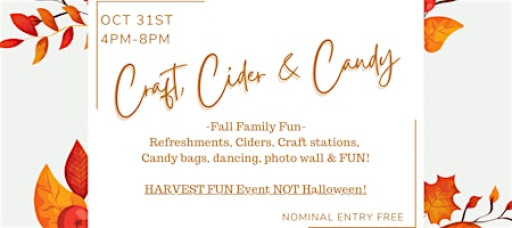 Crafts, Cider & Candy Harvest Family  Fun