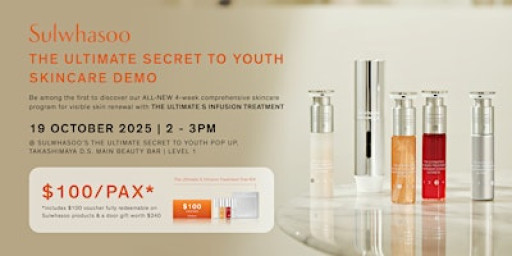 The Ultimate  Secret to Youth Skincare Demo | Sulwhasoo Takashimaya