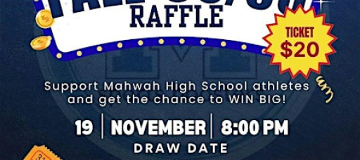 ️ MHS Sports Boosters Fall 50/50 Raffle ️