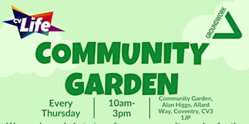 Community Garden Volunteering (Thursdays)