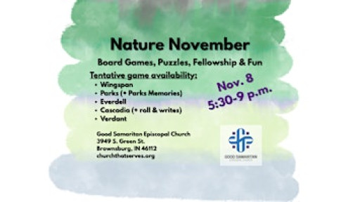Gaming at Good Sam’s  Episcopal Church - Nov. 8, 2025