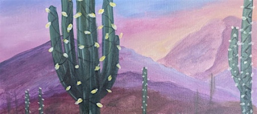 PAINT & SIP -Holiday Saguaro
