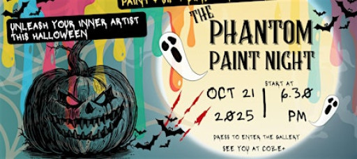 Halloween Phantom Paint + Network Night: Where Creativity Meets Connections
