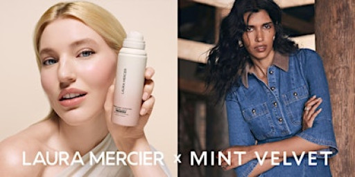 Laura Mercier & Mint Velvet: Beauty and Fashion styling for A/W