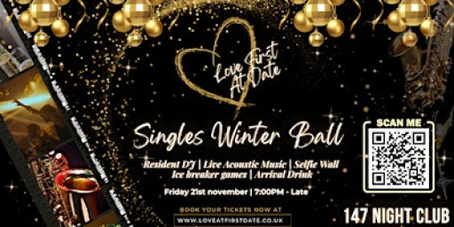 Love At First Date's Winter Singles Ball Exclusive Event