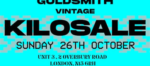 Goldsmith Vintage Kilo Sale Discount £10 per KG