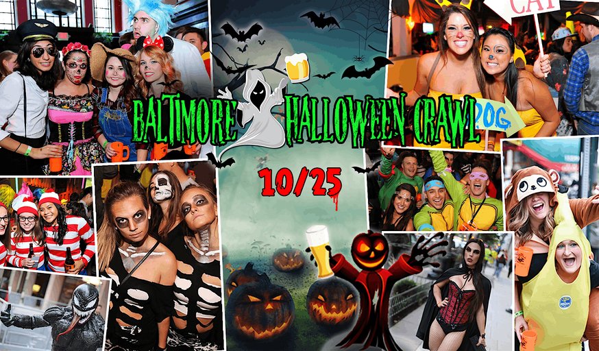 Baltimore Halloween Crawl 2025 (10+ Bars)