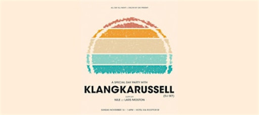KLANGKARRUSSELL dj set - Hotel VIA Rooftop
