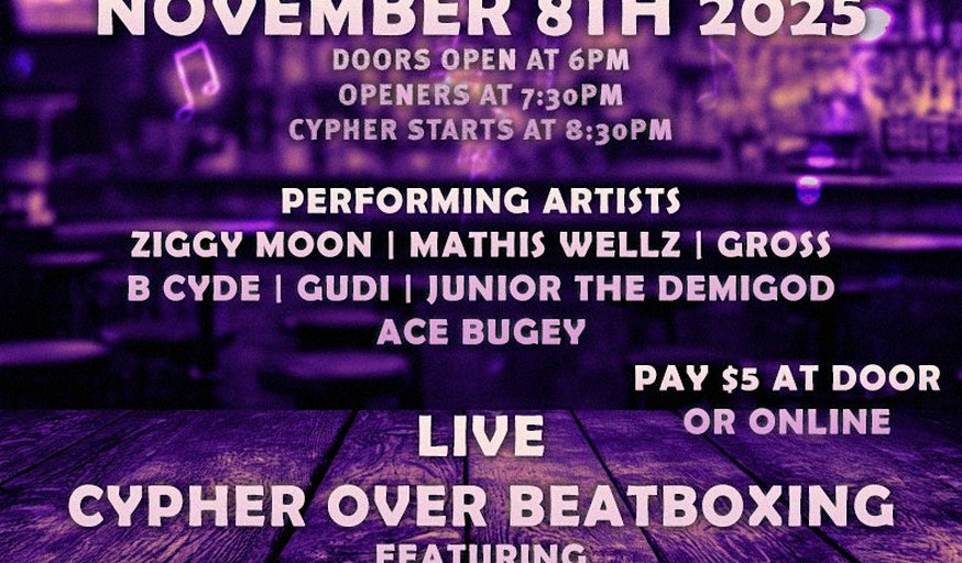 The Cypher Society's Fall Hip-Hop Showcase