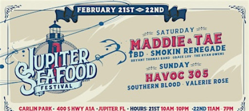 2026 JUPITER SEAFOOD FESTIVAL - FEB 21ST & 22ND