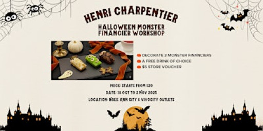 WEEKDAY Halloween Monster Financier Workshop (Ngee Ann City Outlet)