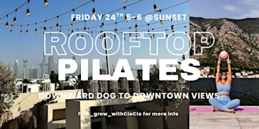 Sunset Pilates - Downward Dog to Downtown Views