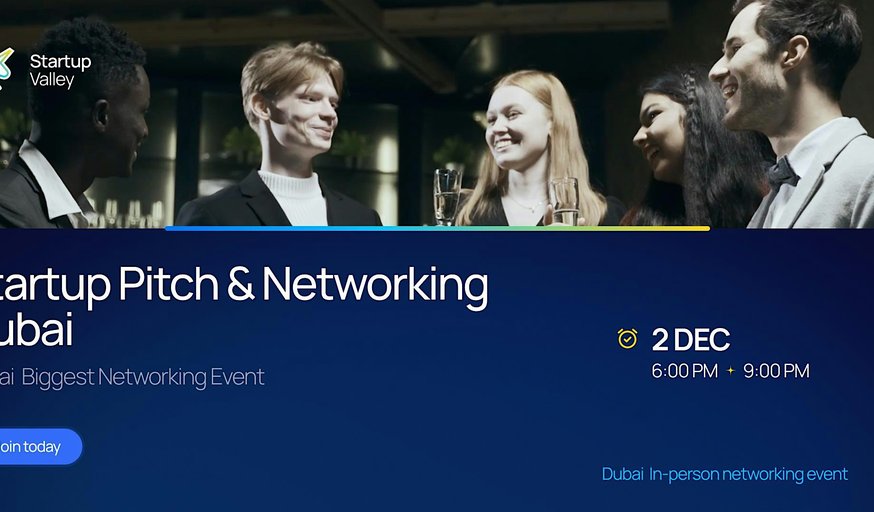 Startup Pitch & Networking Dubai