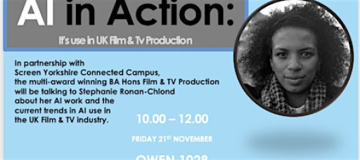 AI in Action:  It’s use in UK Film & Tv Production