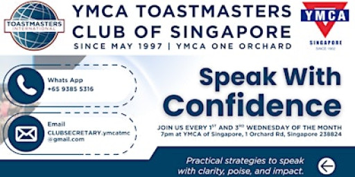 YMCA TOASTMASTERS CLUB CHAPTER MEETING