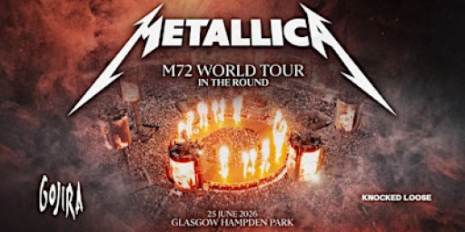 Metallica Concert Trip - Aberdeen To Hampden Park Stadium( Return Travel)
