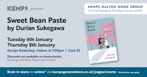 Book Club - Thursday - Sweet Bean Paste