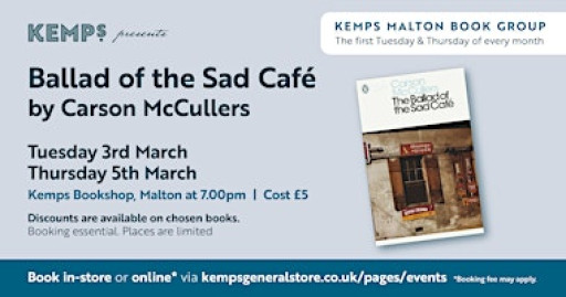 Book Club - Tuesday - Ballad of the Sad Cafe