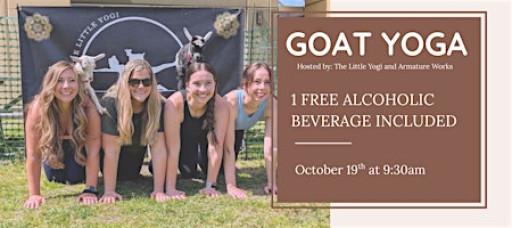 Goat Yoga at Armature Works