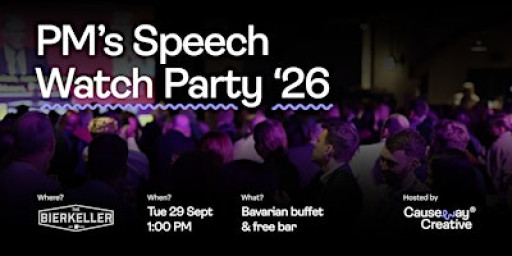 2026 PM’s Speech Watch Party – hosted by Causeway Creative®