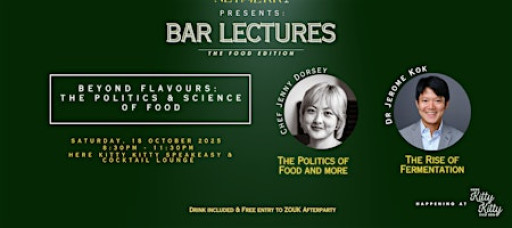 Netwerk's Bar Lectures: Beyond Flavours: The Politics & Science of Food