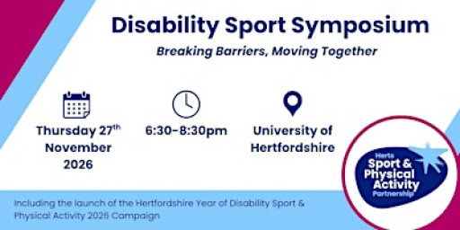 Disability Sport Symposium - Breaking Barriers, Moving Together