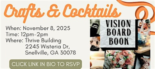 Crafts & Cocktails: Vision Board Book Party