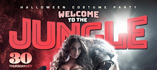 WELCOME to the JUNGLE Halloween Costume Party w/ DJ VILLA