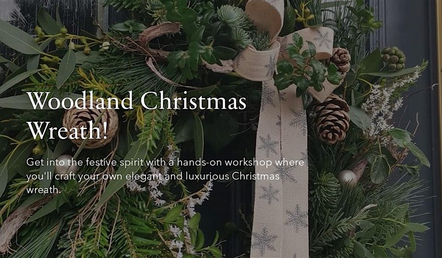 Woodland  Christmas Wreath Workshop (Bury)