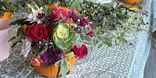 Pumkin floral workshop