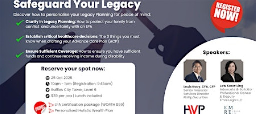 Safeguard Your Legacy: LPA, Care, and Income Strategies for the Future