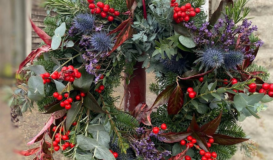 Christmas wreath workshop