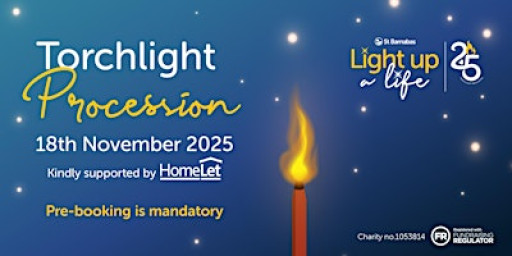 St Barnabas Hospice Torchlight Procession 2025