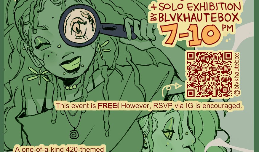 The 'Invasive High' Solo Exhibition by Blvk Hautebox